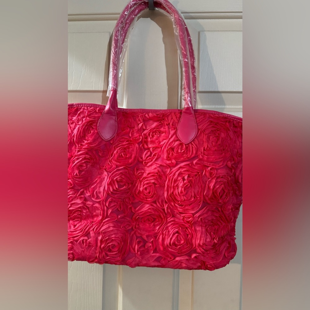 rosette tote bag